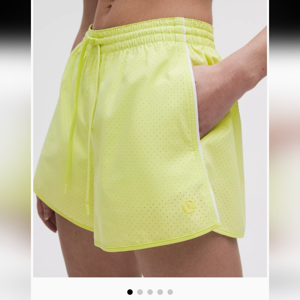 Lululemon Court Rival High-Rise Short 3" Perforated
